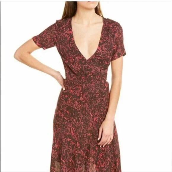 All Saints, Seeta Rosey wrap dress - Picture 2 of 8